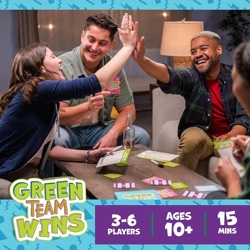 Goliath Green Team Wins Game  Guess The Most Common Answers to Win  36 Players Ages 10 and Up - Image 4