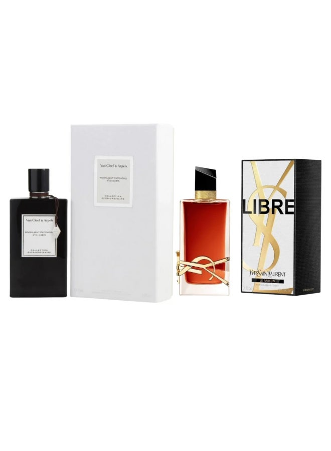 Yves Saint Laurent Unisex fragrance offers: Yves Saint Laurent Libre Le Parfum (90ml) and Van Cleef Patchouli Parfum (75ml). - Image 2