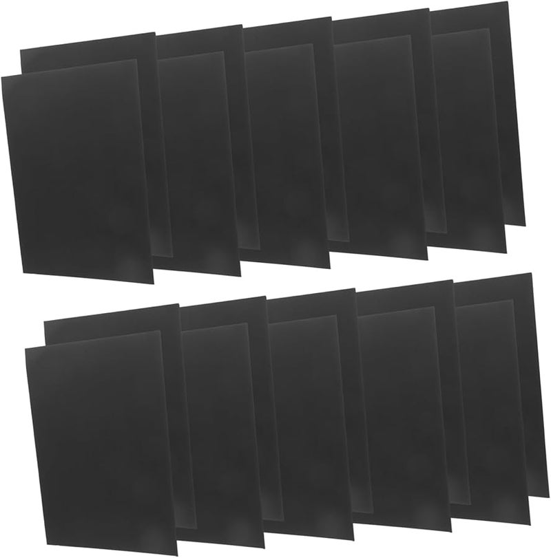 Black Cardstock Paper 20 Sheets for Crafting Scrapbooking Invitations and Art Projects - Image 1