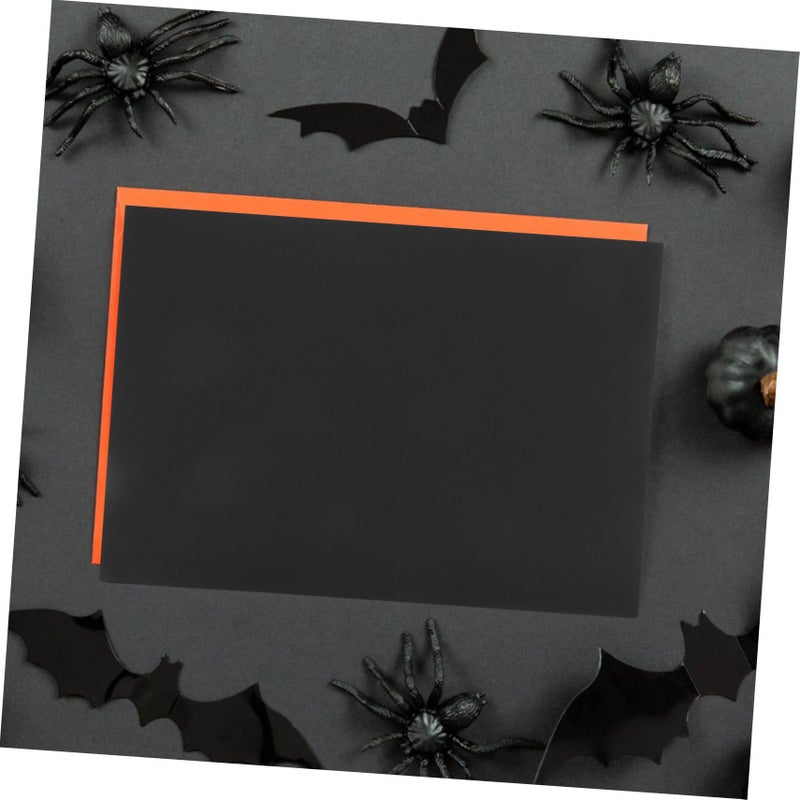 Black Cardstock Paper 20 Sheets for Crafting Scrapbooking Invitations and Art Projects - Image 5