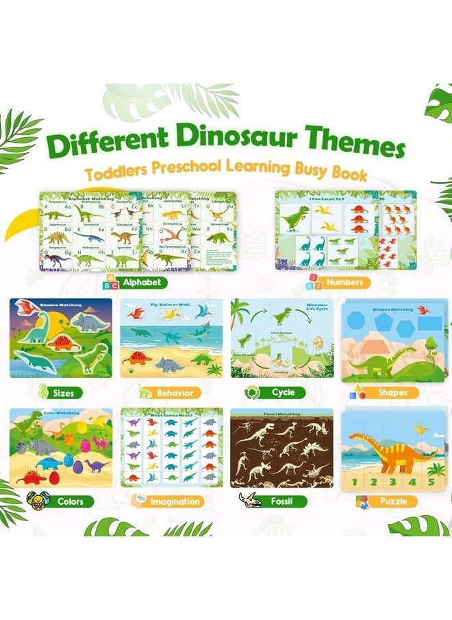 Generic - Montessori Toys For Toddlers, Newest Dinosaur Themes Busy Book For Kids Toys Ages 35 Preschool Educational Learning Toys For 35 Year Olds Birthday Easter Gift For 35 Year Olds Boys Girls Quiet Book - Image 1