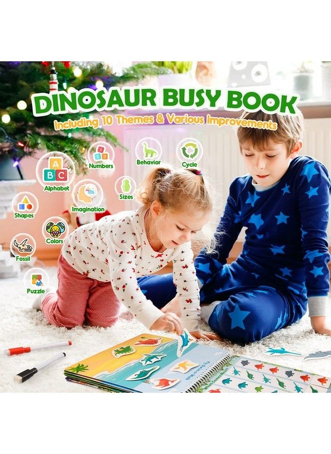 Generic - Montessori Toys For Toddlers, Newest Dinosaur Themes Busy Book For Kids Toys Ages 35 Preschool Educational Learning Toys For 35 Year Olds Birthday Easter Gift For 35 Year Olds Boys Girls Quiet Book - Image 1