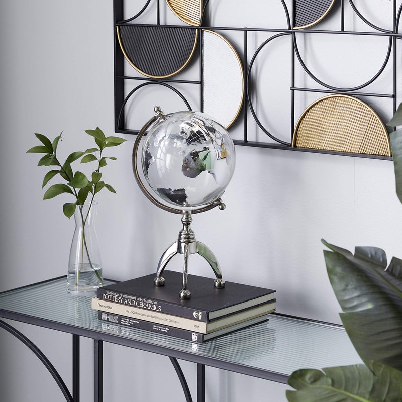 Deco 79 Deco 79 Globe 15 x 8 x 8 Silver 