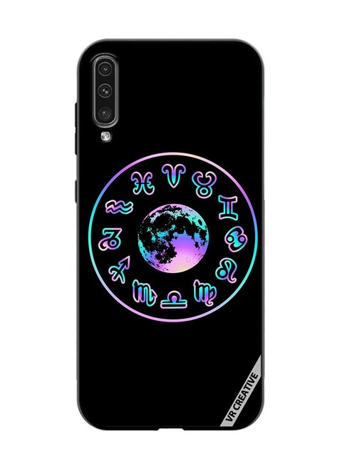 Protective Case Cover For Samsung Galaxy A50/A50s Abstract Pattern Sings Design Multicolour