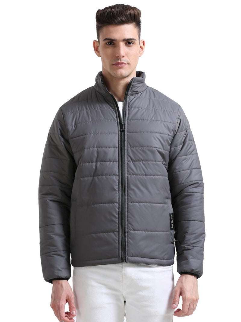 Scott International Winter Puffer Jacket | Mens Nylon Quilted standard length | Bomber Full Sleeve Monsoon | Lightweight Winter Wear Mens Jacket - Image 1