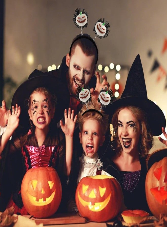AOPRIE Cute Pumpkin Halloween Headbands for Women Men Girls Boy Halloween Party Decorations Supply Cosplay Green Black, 1 Pack - Image 5