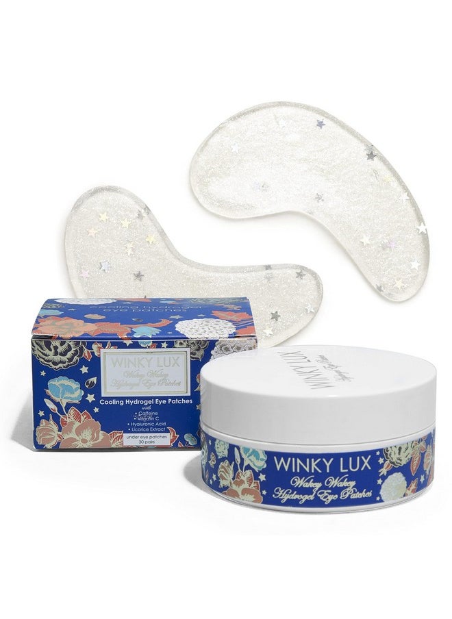 Winky Lux Winky Lux Wakey Wakey Hydrogel Eye Patches, Under Eye Patches, For Puffiness, Dark Circles, and Bags with Caffeine, Vitamin C, and Hyaluronic Acid  - Image 1