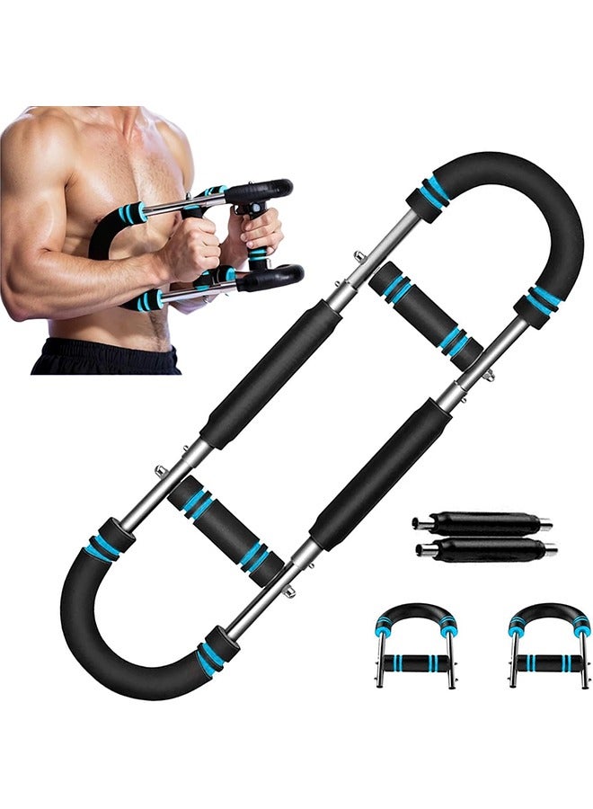 Generic Versatile Twister Arm Exerciser, Adjustable Resistance Chest Expander for Men,Arm Trainer with Comfortable Foam Grips,Portable Spring Resistance for Home Workout Equipment - Image 1