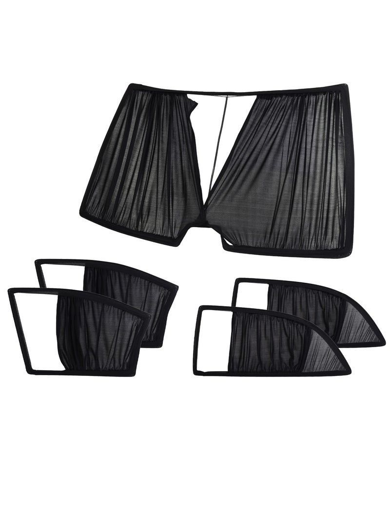 5 Pieces Movable Sunscreen Curtain Set for Hyundai Accent 1998-2005 - Image 1