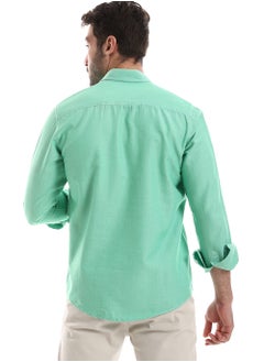WHITE RABBIT Men's Plain Long Sleeve Shirt White Rabbit  - Image 3