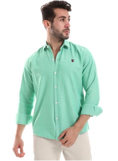 WHITE RABBIT Men's Plain Long Sleeve Shirt White Rabbit  - Image 1