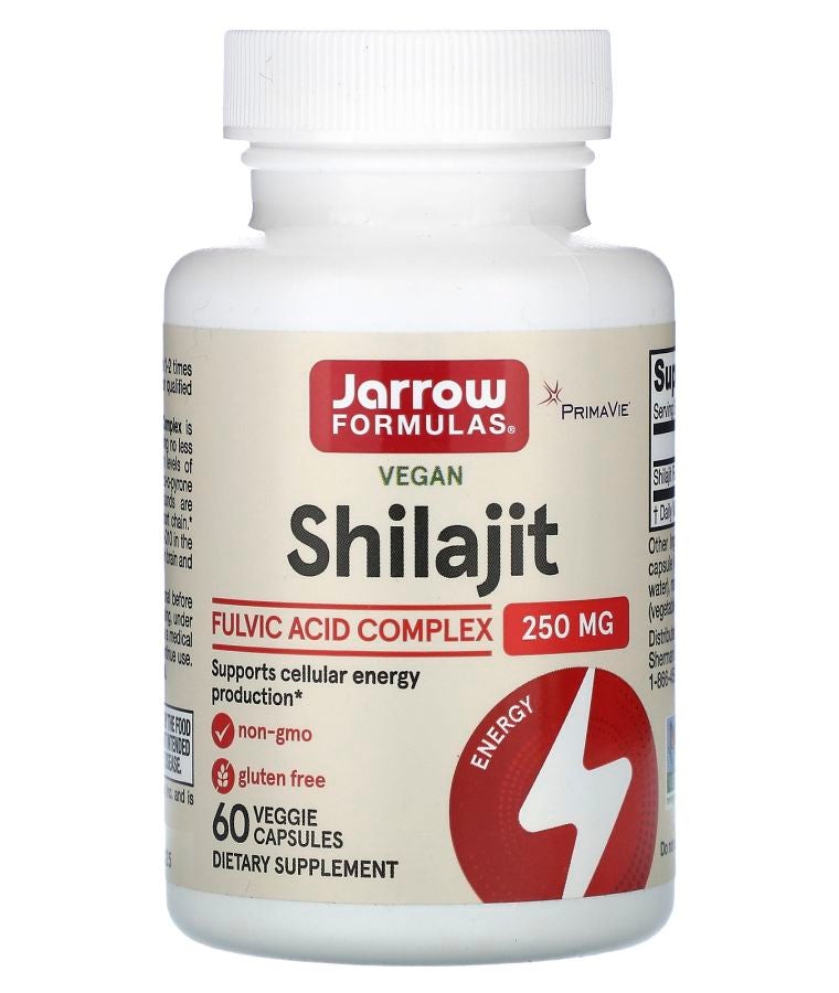 jarrow formulas Vegan Shilajit Fulvic Acid Complex 250 mg 60 Veggie Capsules