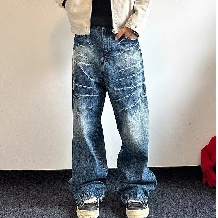 Unisex Casual Daily Denim Jeans - Image 3