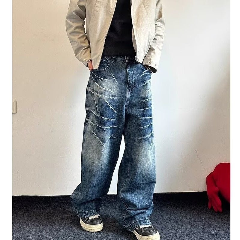 Unisex Casual Daily Denim Jeans - Image 4
