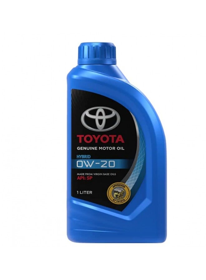 TOYOTA Original Toyota 0W20 Hybrid engine oil, one liter