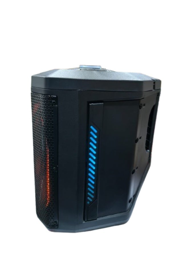 Platinum AH-8060 Bluetooth Speaker with 3600mAh Lithium Battery - 8 Inch, 25W, with Remote, LED Light - Image 3