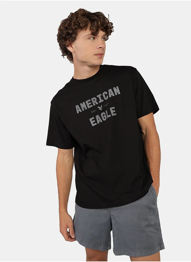 American Eagle AE Logo Graphic T-Shirt