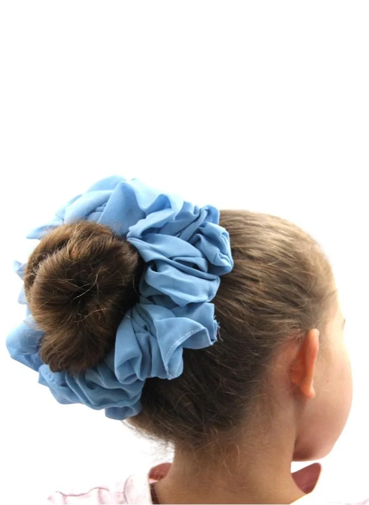 دىدانيالا D'Daniela - Elastic Volumizing Hijab Scrunchie Tie Bun - Light Blue