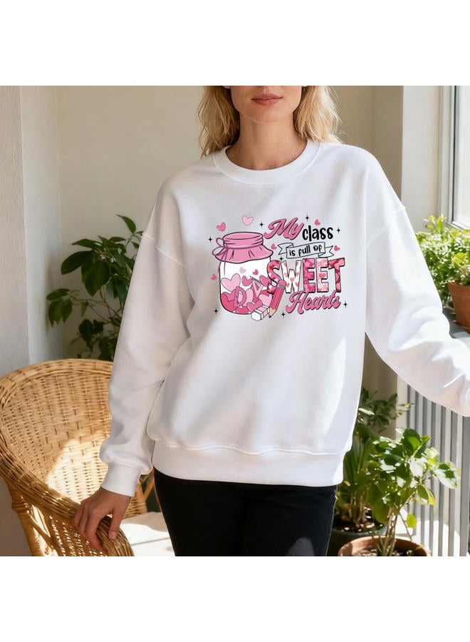 Shejdgart Dtf Transfers Ready to Press - 24 Pcs Valentines Day Teacher Iron on Patches for T-Shirts, Pink Bow Book Pen Iron on Stickers Heat Transfer Vinyl Decals for DIY Fabric Clothes Decor - Image 3