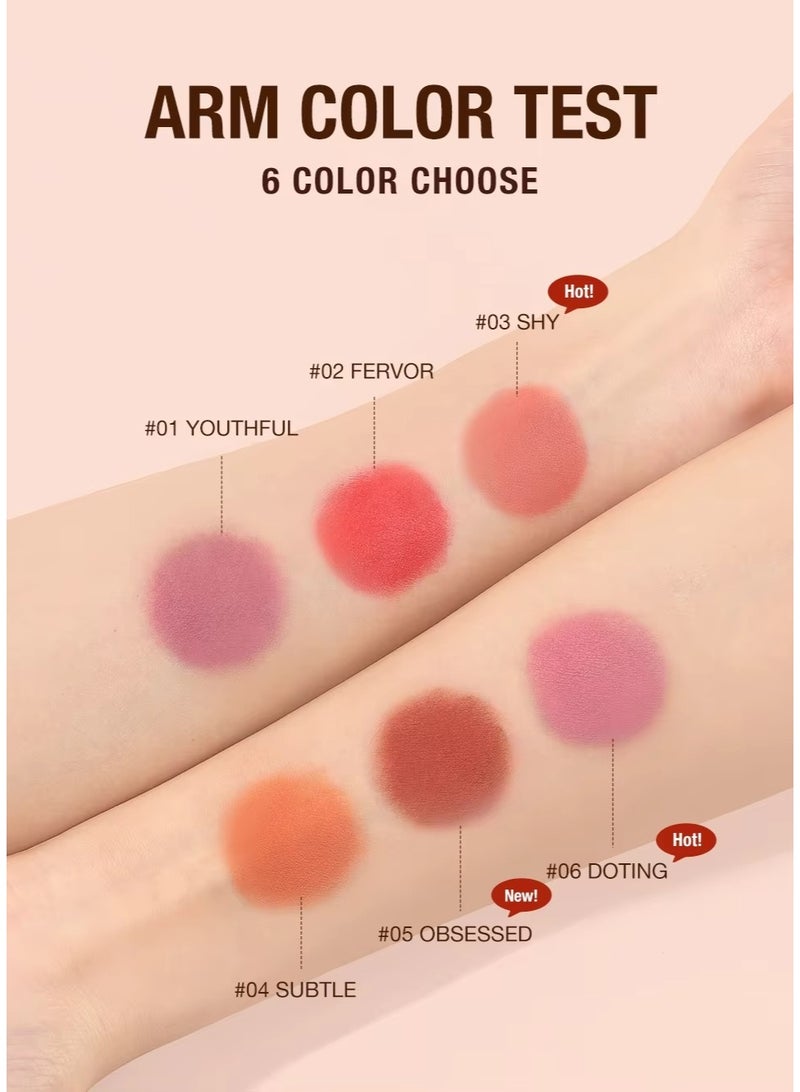 أو.تو.أو عودو تو Glow Color Bounce Blush Stick، احمر خدود كريمي يدوم طويلاً، مكياج للوجه والخدود، هايلايتر خفيف الوزن، طبيعي، مشرق، بلون وردي ناعم أو خوخي أو أحمر. - Image 3