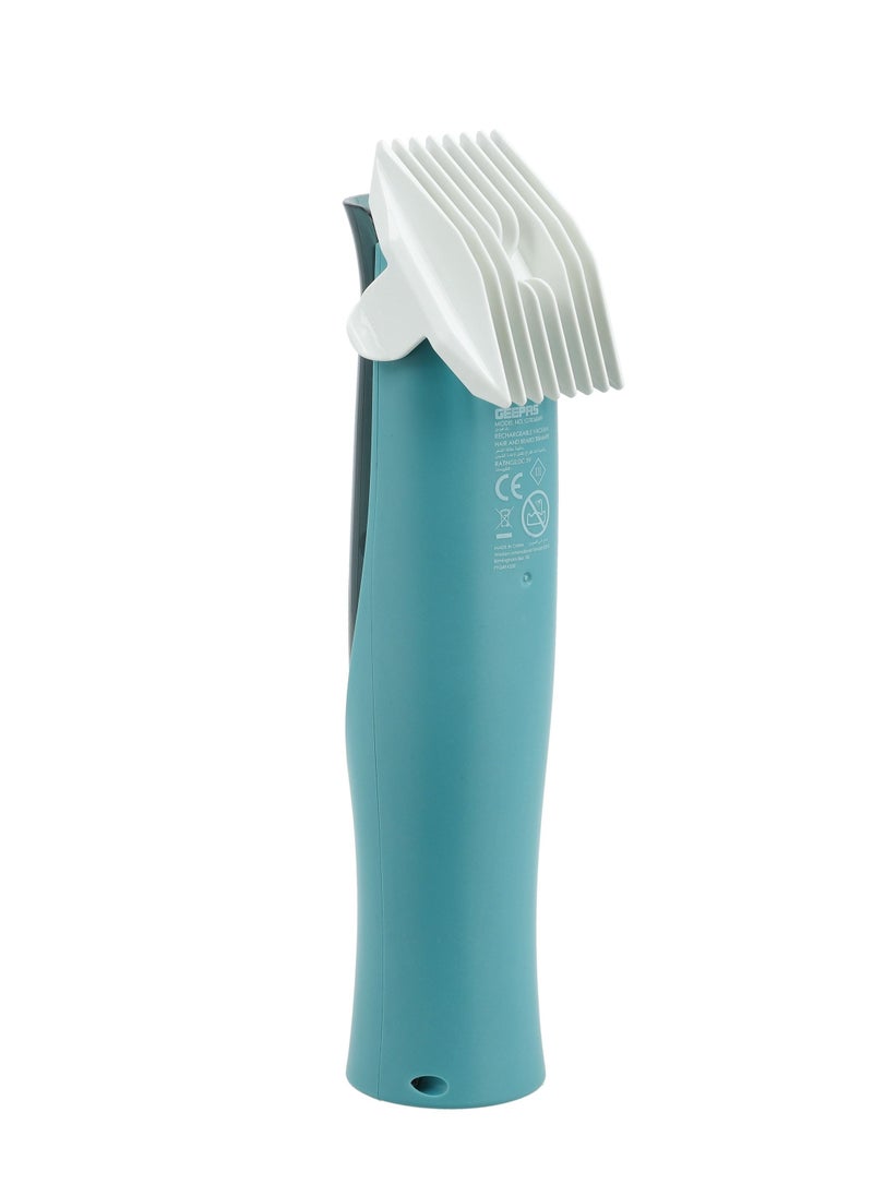 GEEPAS Rechargeable Vacuum Baby Trimmer, Kids 2 Guide Combs Electric Hair Clippers, Ceramic Hair Trimmer For Infants And Toddler, Waterproof Cordless Haircut Kit  - Image 3