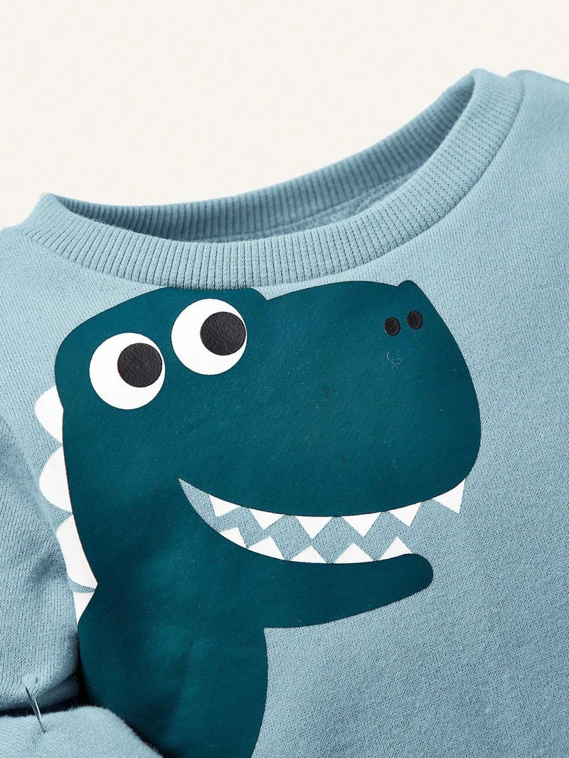 Lymio Junior's Kids Clothing Set | Cotton T Shirt for Boy | Stylish Kids Co-ord Set | Casual Wear Girls Dress (Kids-20-Blue) | Age 6-9 Months - Image 3