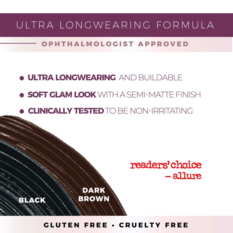 Blinc Amplified Tubing Mascara â€“ Soft-Glam Volume & Definition, Longwear, Smudge & Flake Proof, Natural Bamboo Blend, Sensitive Eyes Safe, Washable - Image 4