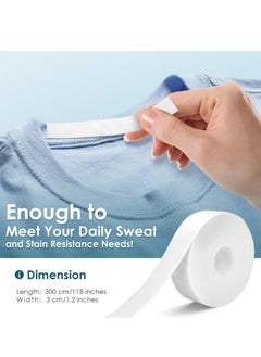 Plan A Sweat Absorbing and Anti-Stain Clothing Tapes, Self-Adhesive Sweat Pads for Collars and Cuffs, Invisible Neck Tape, Unisex Sweat Guards Prevent Stains and Provide Optimal Comfort  - Image 4