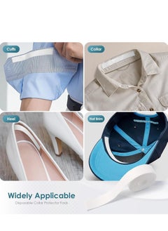 Plan A Sweat Absorbing and Anti-Stain Clothing Tapes, Self-Adhesive Sweat Pads for Collars and Cuffs, Invisible Neck Tape, Unisex Sweat Guards Prevent Stains and Provide Optimal Comfort  - Image 5