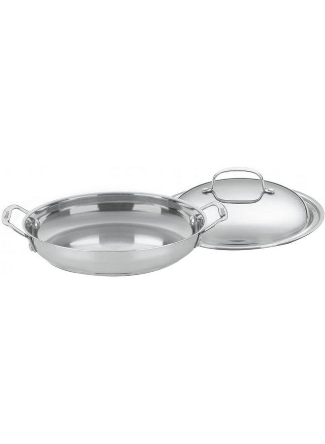 Cuisinart Cuisinart 725-30D Chef's Classic Stainless 12-Inch Everyday Pan with Dome Cover, Silver  - Image 1