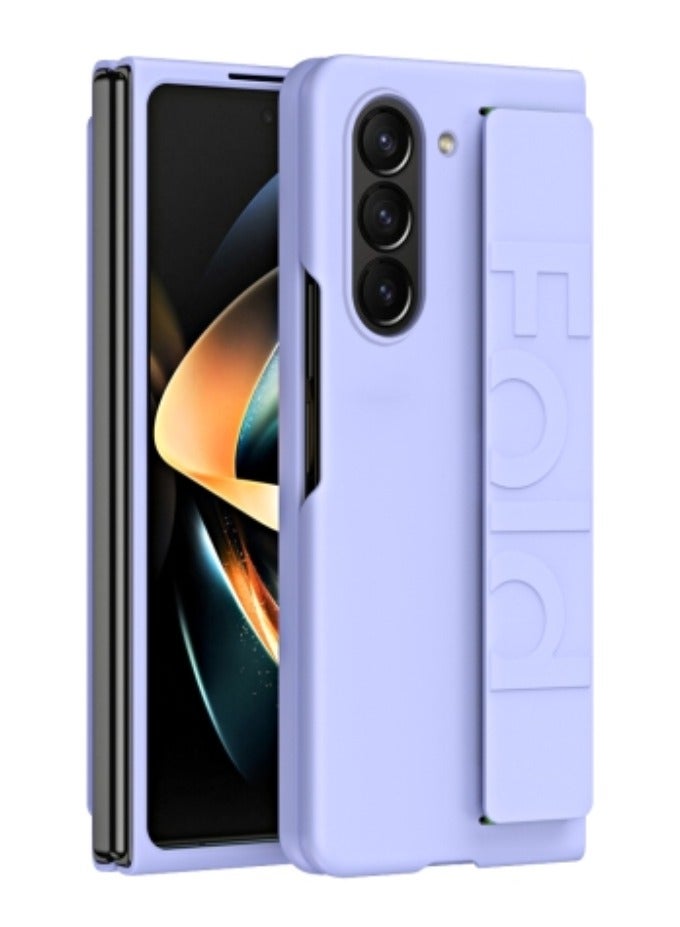 FOCUS Case Cover for Samsung Galaxy Z Fold 6 with Wrist Strap, Hard PC Protective Case Ultra Slim Anti-Scratch for Samsung Z Fold 6 5G 2024 - Image 1