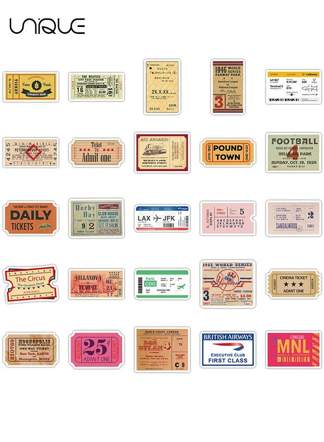 يونيك 50 قطعة من ملصقات الكتابة على الجدران من الفينيل المقاومة للماء لزجاجات المياه والكمبيوتر المحمول والهاتف والكمبيوتر والجيتار، هدايا للمراهقين والفتيات والمشجعين - Image 2