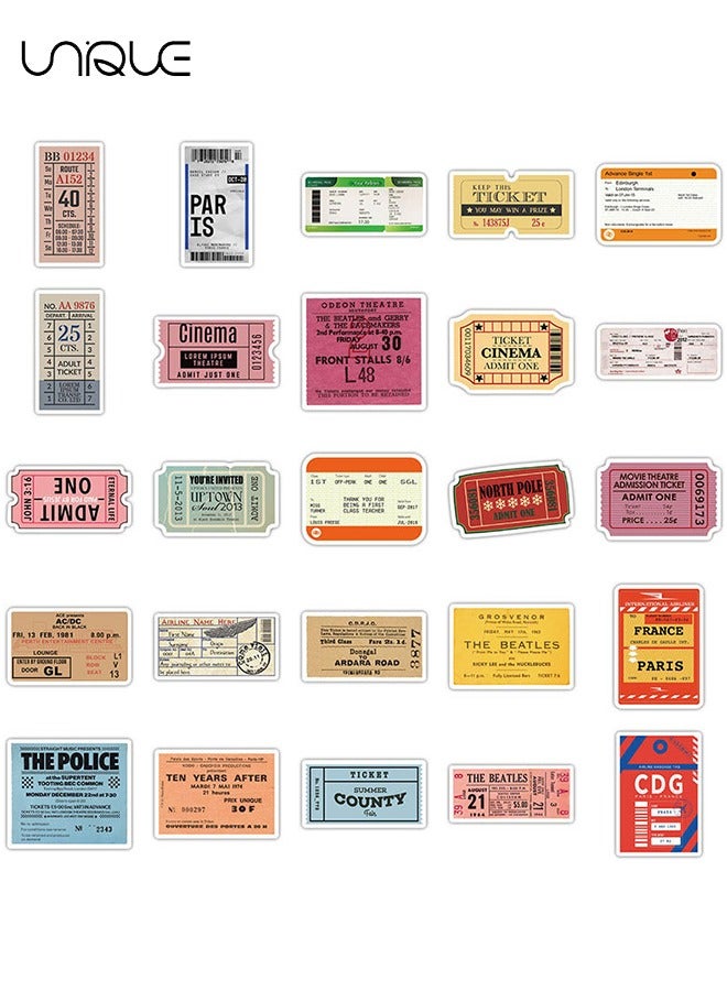 يونيك 50 قطعة من ملصقات الكتابة على الجدران من الفينيل المقاومة للماء لزجاجات المياه والكمبيوتر المحمول والهاتف والكمبيوتر والجيتار، هدايا للمراهقين والفتيات والمشجعين - Image 3