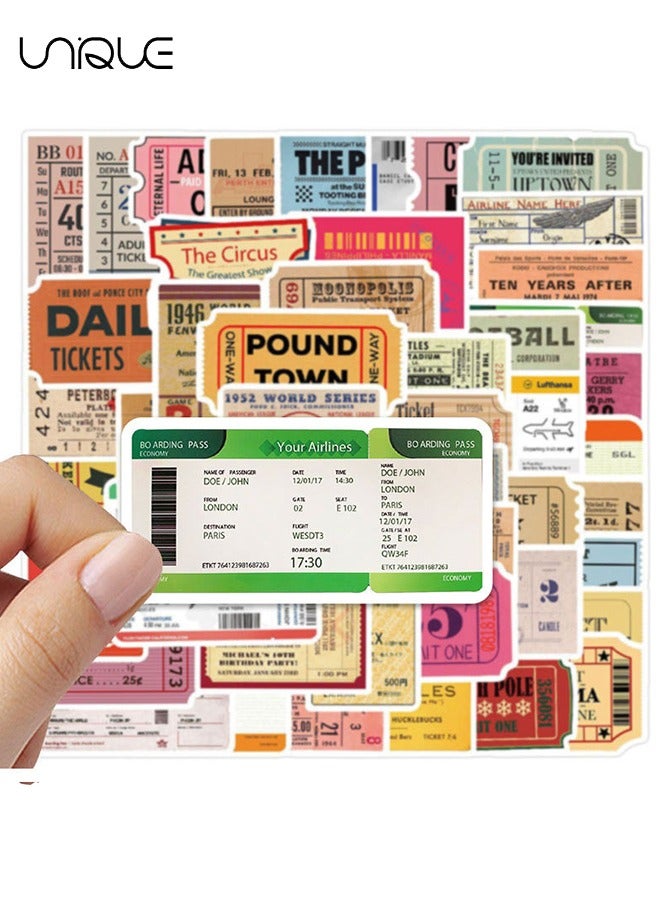 يونيك 50 قطعة من ملصقات الكتابة على الجدران من الفينيل المقاومة للماء لزجاجات المياه والكمبيوتر المحمول والهاتف والكمبيوتر والجيتار، هدايا للمراهقين والفتيات والمشجعين - Image 5