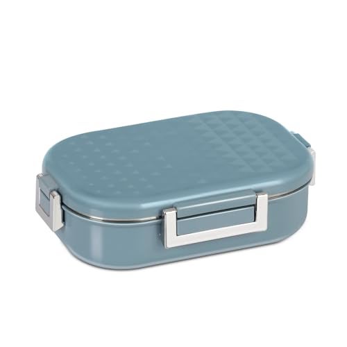 JAYPEE PLUS JAYPEE Snapsteel Inner Stainless Steel Insulated Lunch Box Blue, 650 ml, Airtight Tiffin Box for School Kids | Spillproof with Silicon Seal | Food Grade | BPA Free - Image 5