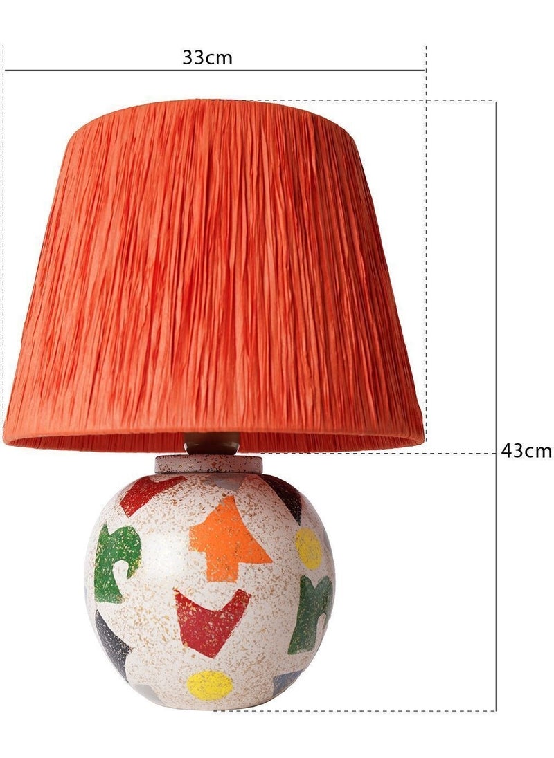 1 Carte Handmade Ceramic Lampshade Orange E27 Ceramic Modern Multicolor - pzsku/ZCD52EA5B44F40CFB32EFZ/45/_/1730910028/bf672b66-ea0d-42e4-aa8c-7676018710d9