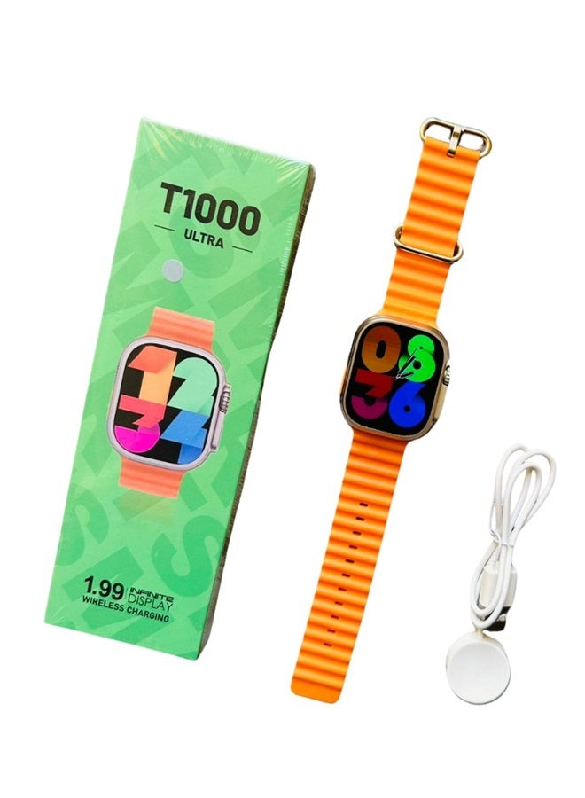 T1000 Ultra  Smart Watch Heart Rate Monitor | Bluetooth Calls Compatible with Android and iOS - Image 1