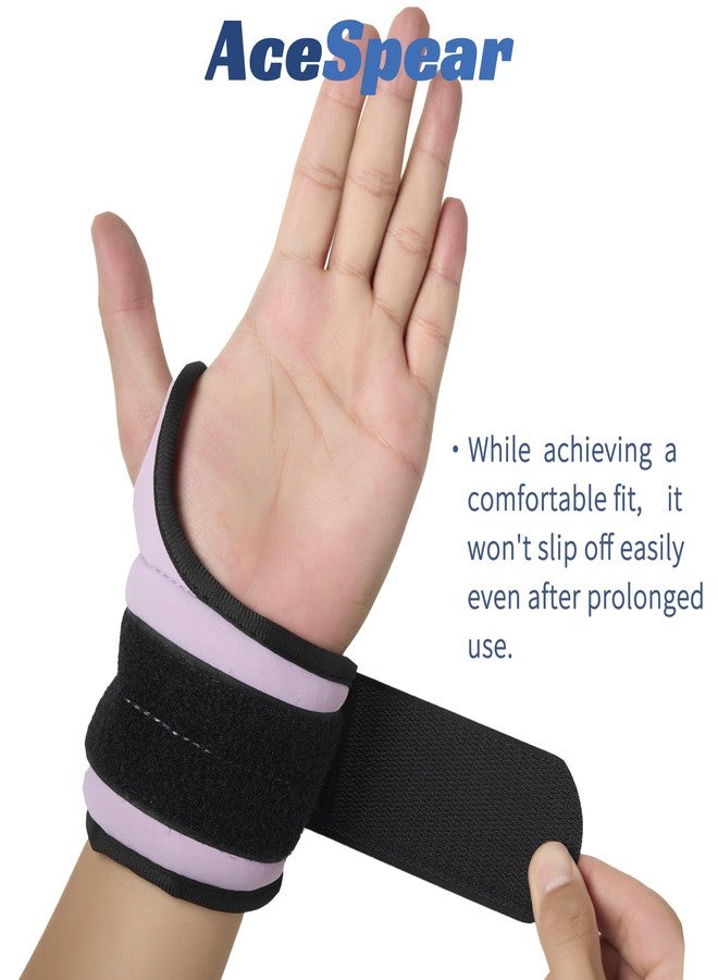 AceSpear Wrist Weights with Thumb Loops Lock for Men Women 1lb*2 2lbs*2 3lbs*2 Ankle Weights Weighted Gloves for Running Strength Training Walking Exercises (Lavender, 1 lb x 2) - Image 5
