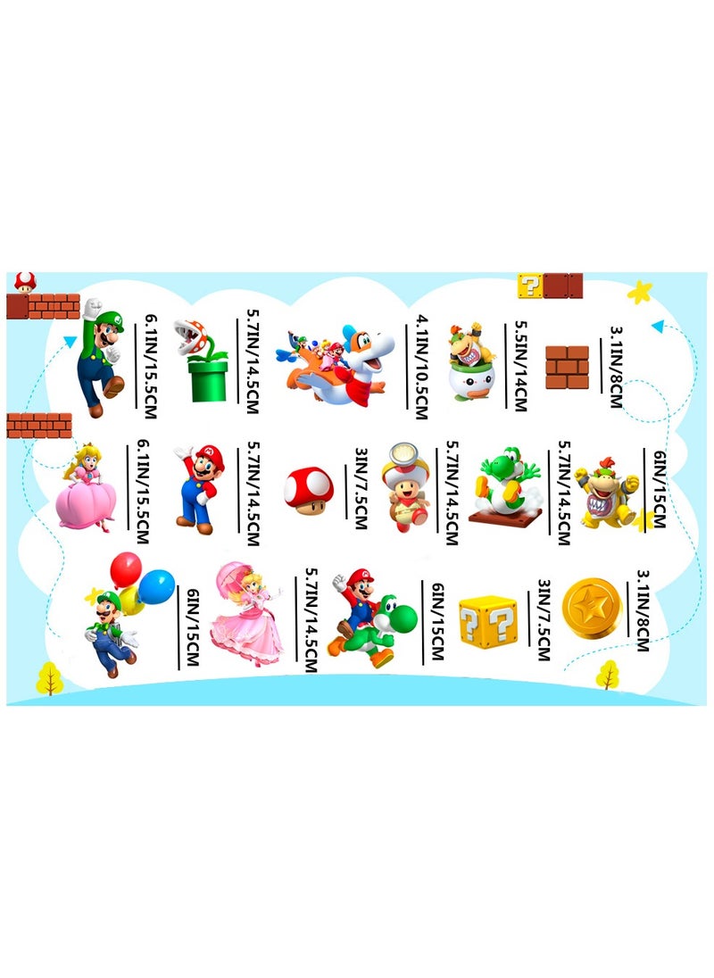 Super Mario Party Decorations Photo Props with Stick, 32pcs Mario Photo Booth Props Super Mario Photo Props Mario Party Photo Booth Props, Super Mario Birthday Party Supplies - pzsku/ZCD5326EE52066795AF71Z/45/_/1739256263/6236ae14-28b7-4ddb-bf4e-f73f0e199597