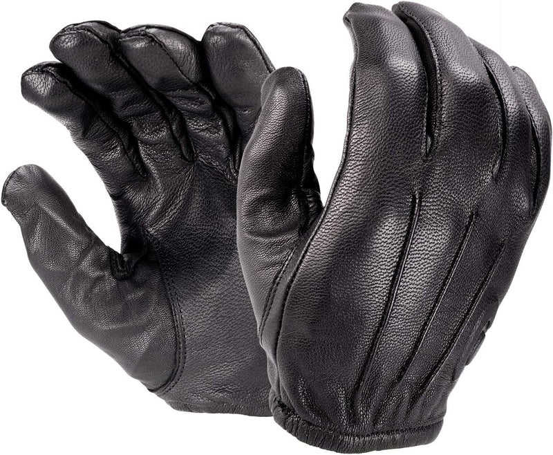 Hatch RFK300 All-Leather Cut-Resistant Police Duty Gloves with Kevlar - Black - Image 1