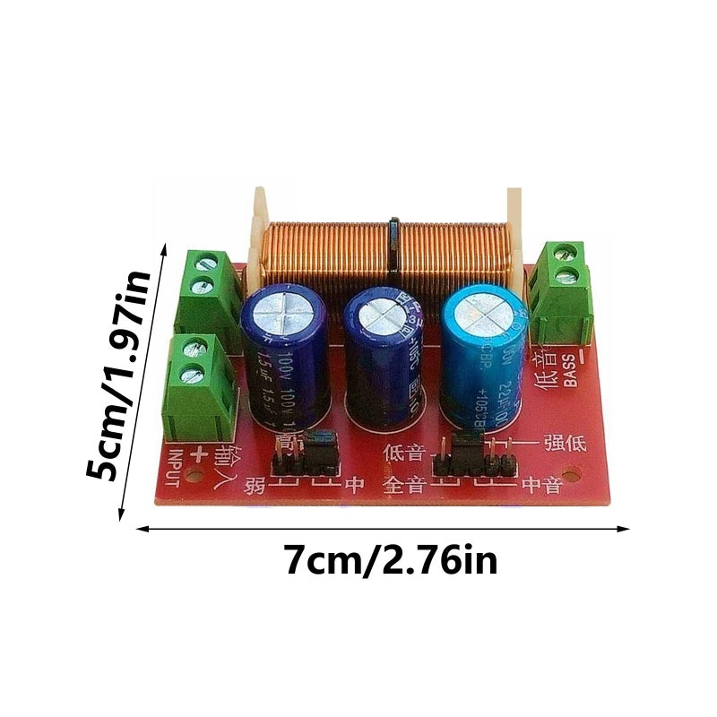 400 واط مقسم تردد صوتي مع مؤشرات LED لتعزيز النغمات العالية والمنخفضة - Image 4