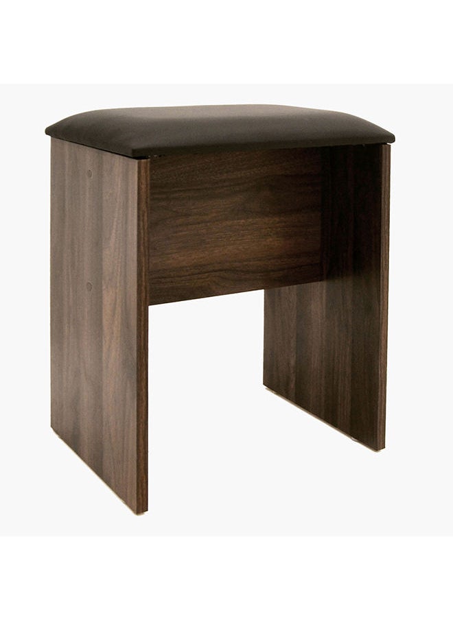 Kulltorp 2-Piece Plus Dresser | Dressing Table | Vanity Table | Makeup Table With Mirror And Stool Set Dark Brown 79.5 x 163 x 39.5 cm