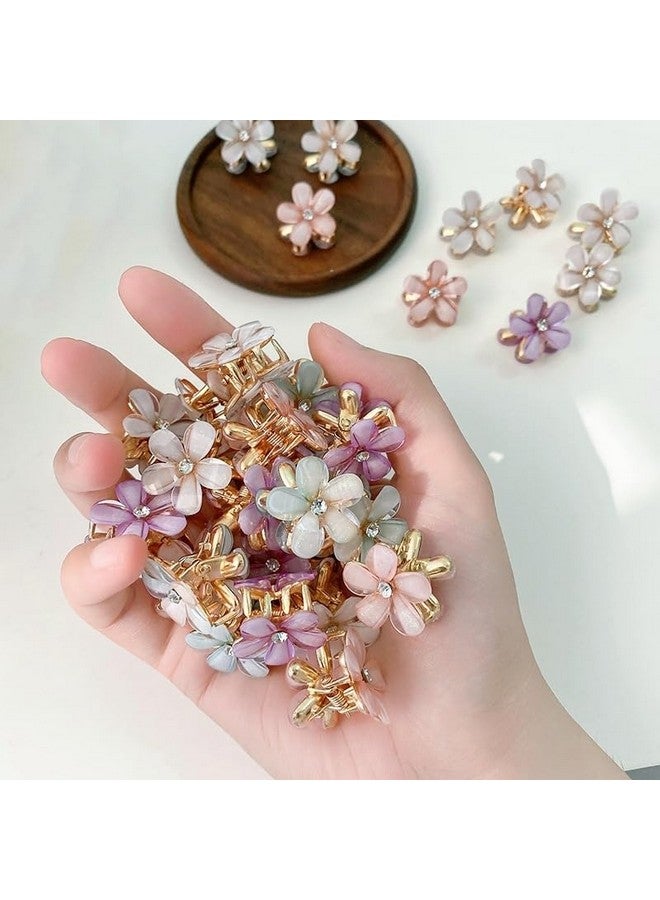Samyak 12 Pcs Hair Clips Set | Cute Mini Studded Hair Claws Trendy Hair Barrettes For Girls Women | Trendy Hair Clutch Combo Fashion Hair Accessories - Image 4