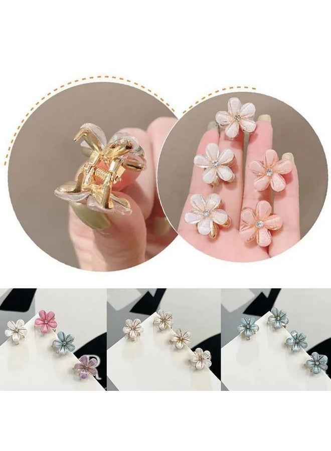 Samyak 12 Pcs Hair Clips Set | Cute Mini Studded Hair Claws Trendy Hair Barrettes For Girls Women | Trendy Hair Clutch Combo Fashion Hair Accessories - Image 3