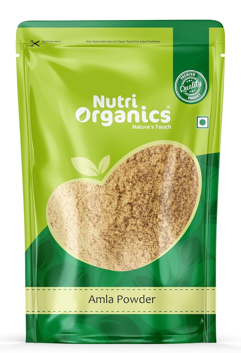 NutriOrganics Dried Amla Fruit PowderIndian Gooseberries PowderMalanelliAmalakkamuUsirikai PowderNo Added Preservatives200 Grams - Image 1