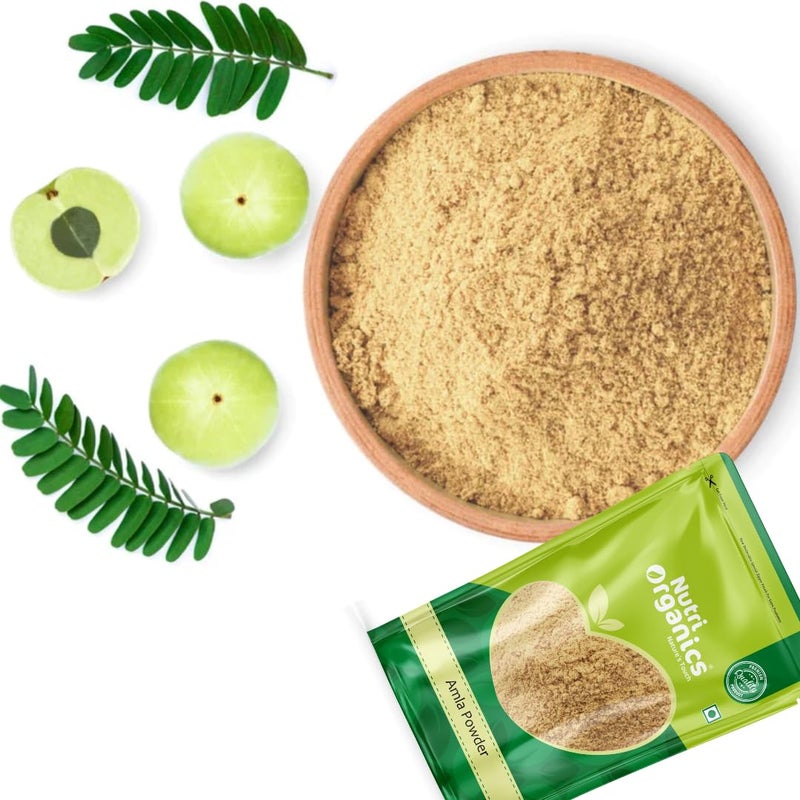 NutriOrganics Dried Amla Fruit PowderIndian Gooseberries PowderMalanelliAmalakkamuUsirikai PowderNo Added Preservatives200 Grams - Image 5