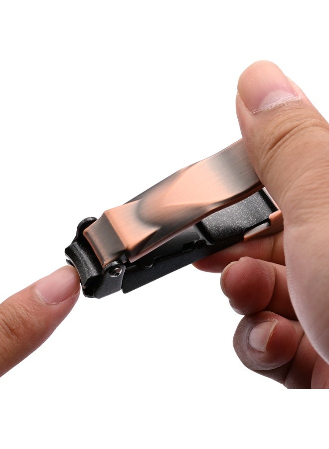 ROSSMANN Professional Nail Clipper – Black Stainless Steel Heavy Duty Cutter for Thick Nails, Manicure & Pedicure Tool - Image 3