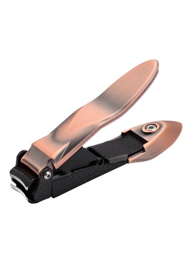 ROSSMANN Professional Nail Clipper – Black Stainless Steel Heavy Duty Cutter for Thick Nails, Manicure & Pedicure Tool - Image 1