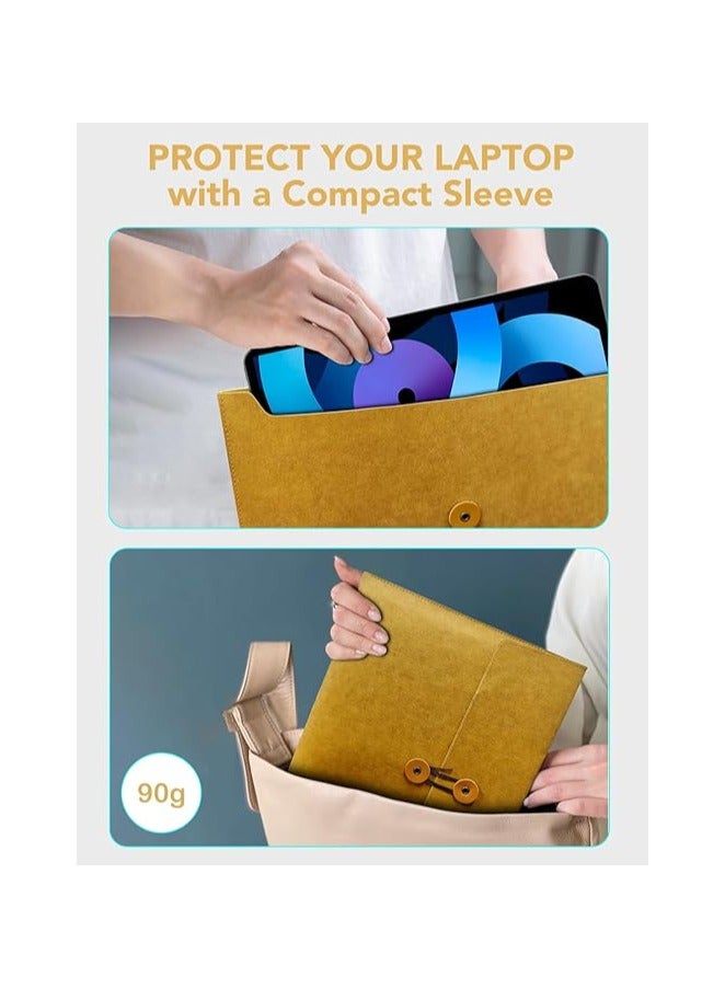 erorex Laptop Sleeve 13 Inch Designed for MacBook Air M1 13.3, MacBook Air M2, M3 13.6, MacBook Pro M1 13.3 Inch and iPad Air/Pro 13 Inch, Waterproof, Special Paper Material, Anti-scratch  - Image 5