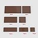 YUJHITP Classic Building Plate Assortment Pack 50pcs Brown Bulk Plates with 7 Size Building Plate Base Plate Compatible with Lego Parts and Pieces Building Bricks for Most BrandsColorBrown - Image 3